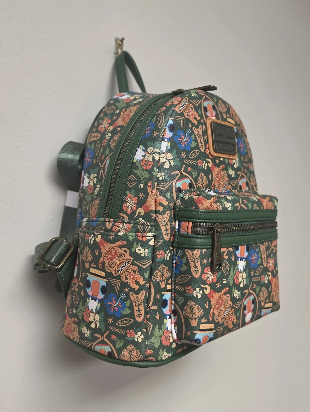 Loungefly Disney Parks Enchanted Tiki Room Backpack Green